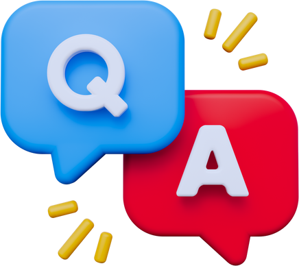 Question & Answer 3D Icon